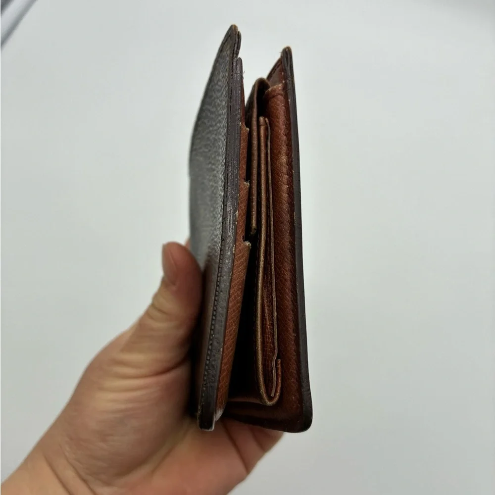 LOUIS VUITTON PORTEFEIULLE BROWN MONOGRAM MARCOS BIFOLD WALLET